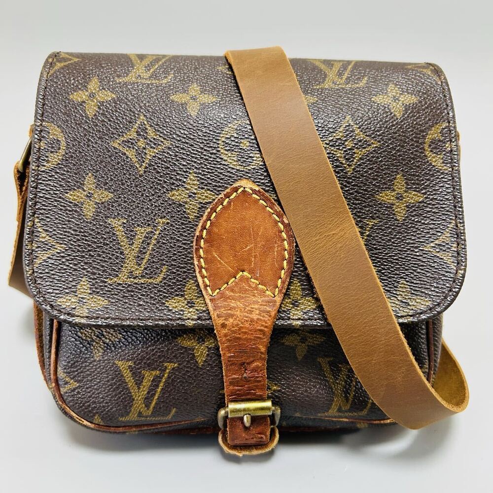 Louis Vuitton Shoulder Bag Cartouchiere Monogram Brown